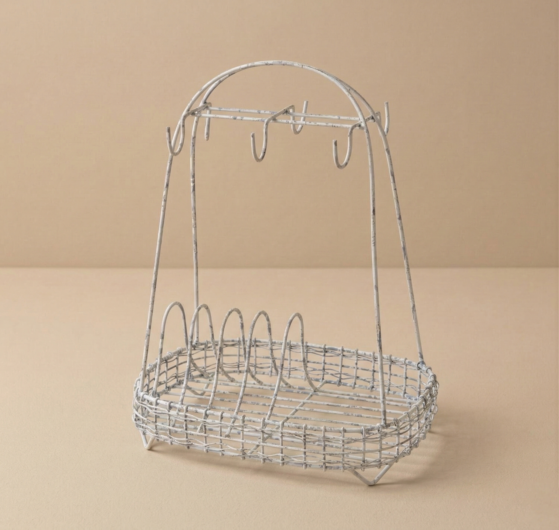 Porta tazze e piatti metallo