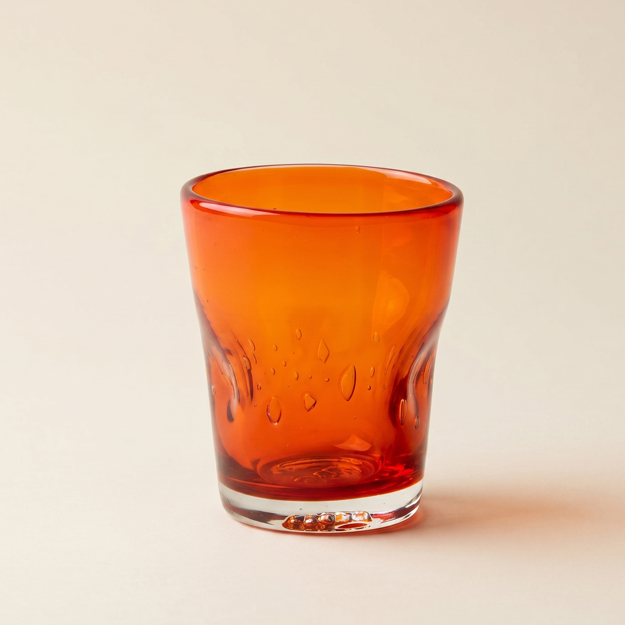 Bicchiere in vetro soffiato Memento Dune Glass Orange