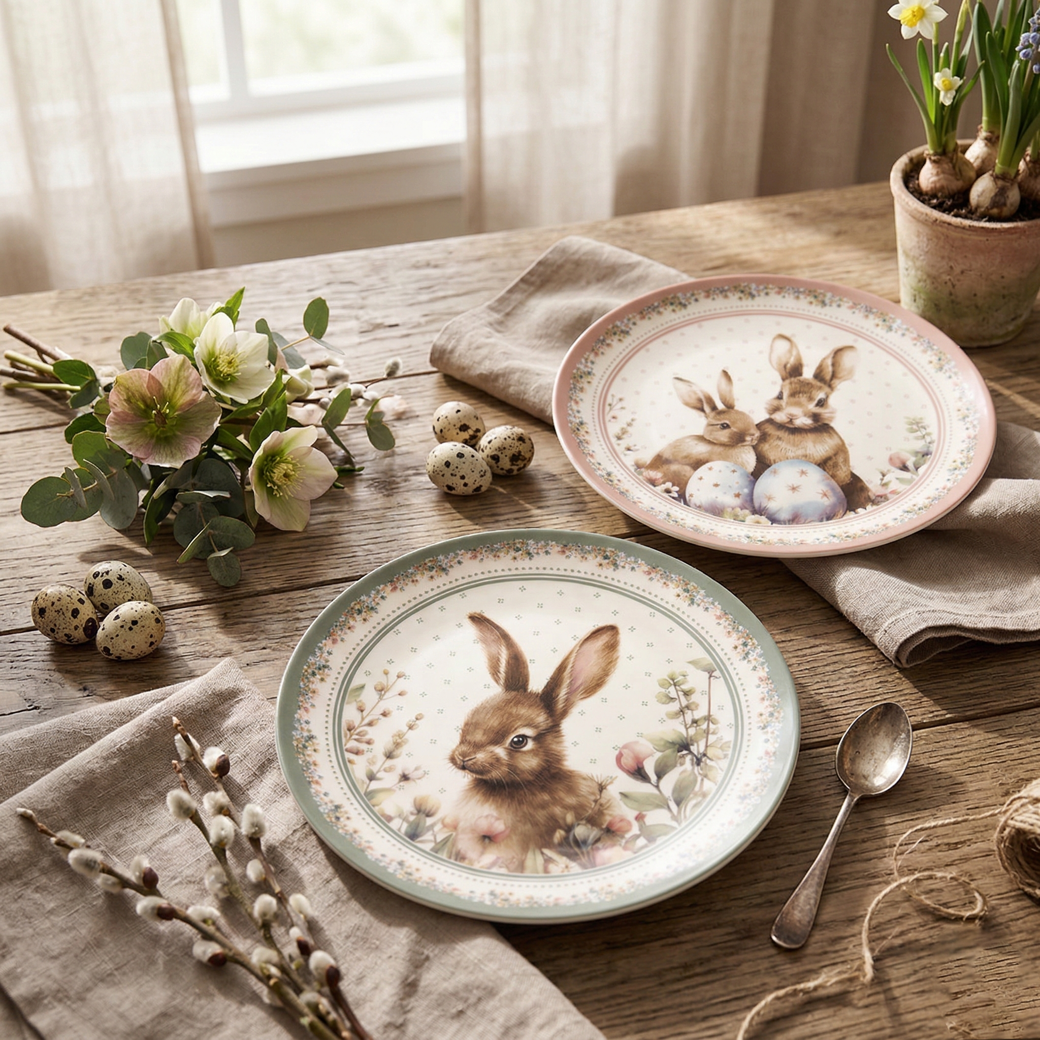 Set 2 piatti dessert Rabbit Pepen