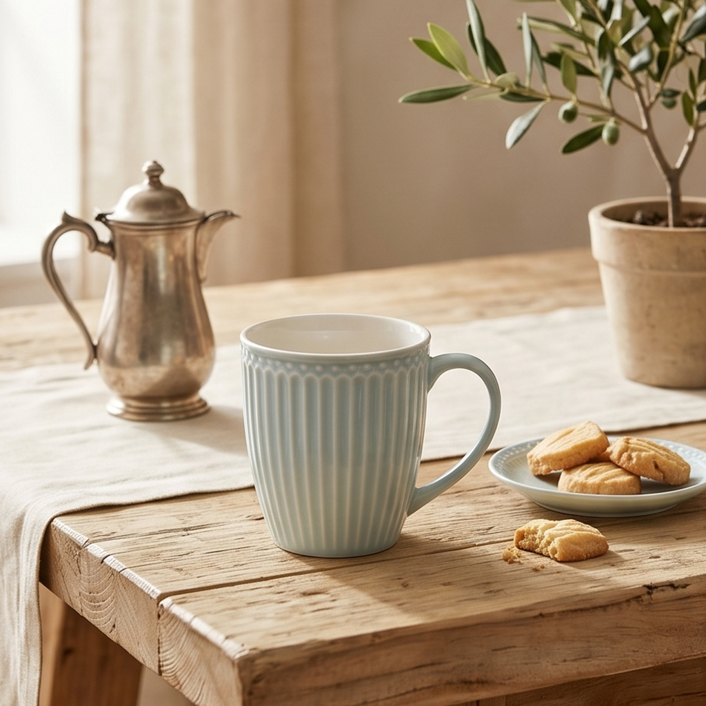 Tazza Alice azzurra