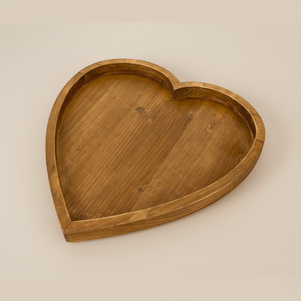 Vassoio cuore 34x35 Vassoio decorativo