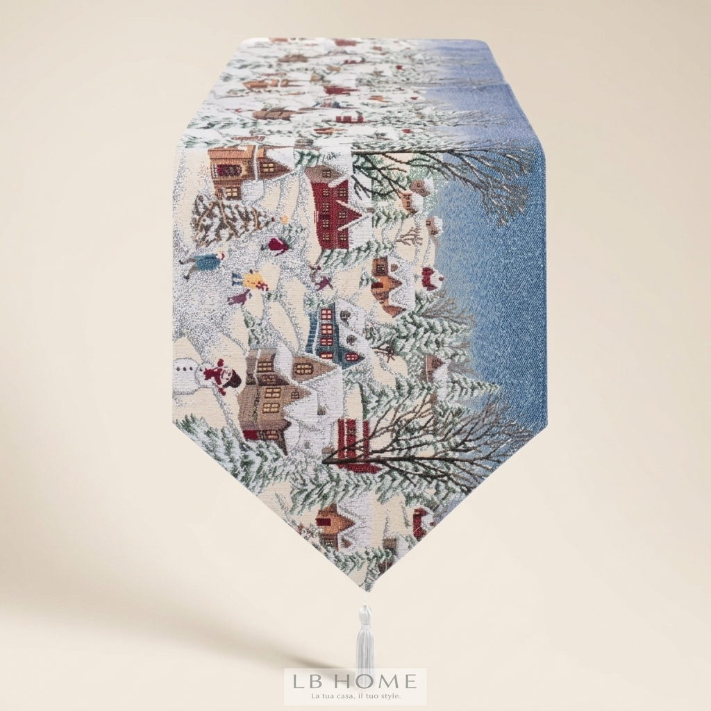 Runner gobelin collezione Borgo alpino