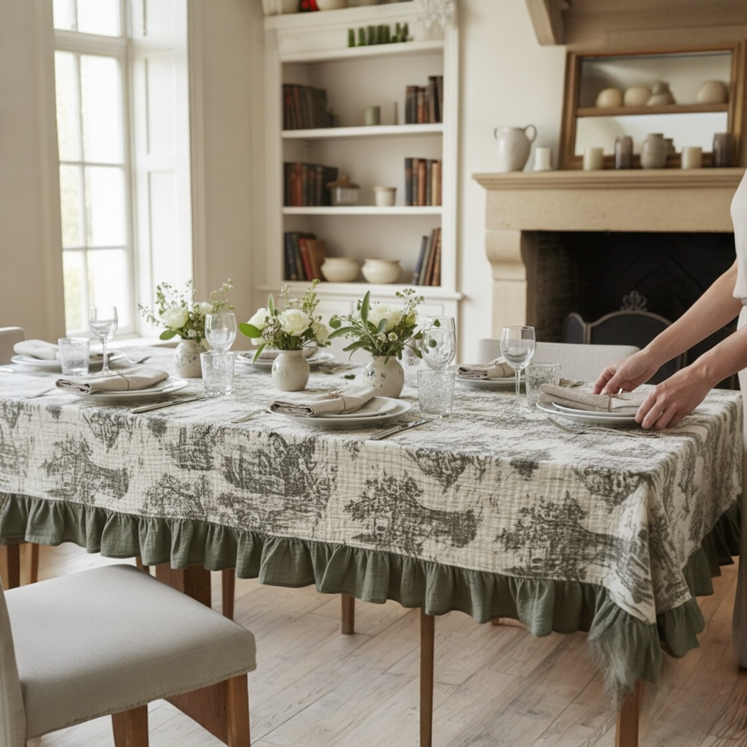 Tovaglia "Toile De Jouy" 150x180cm