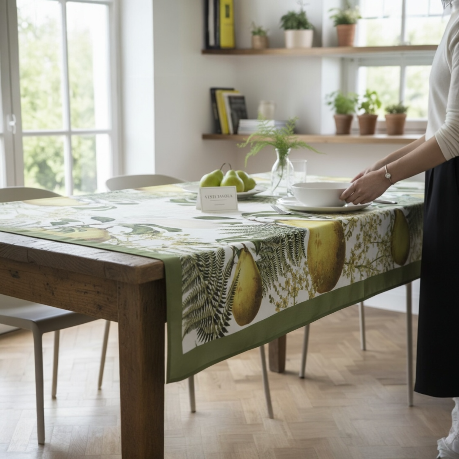 Tovaglia "Frutti d'autunno" 150x180cm