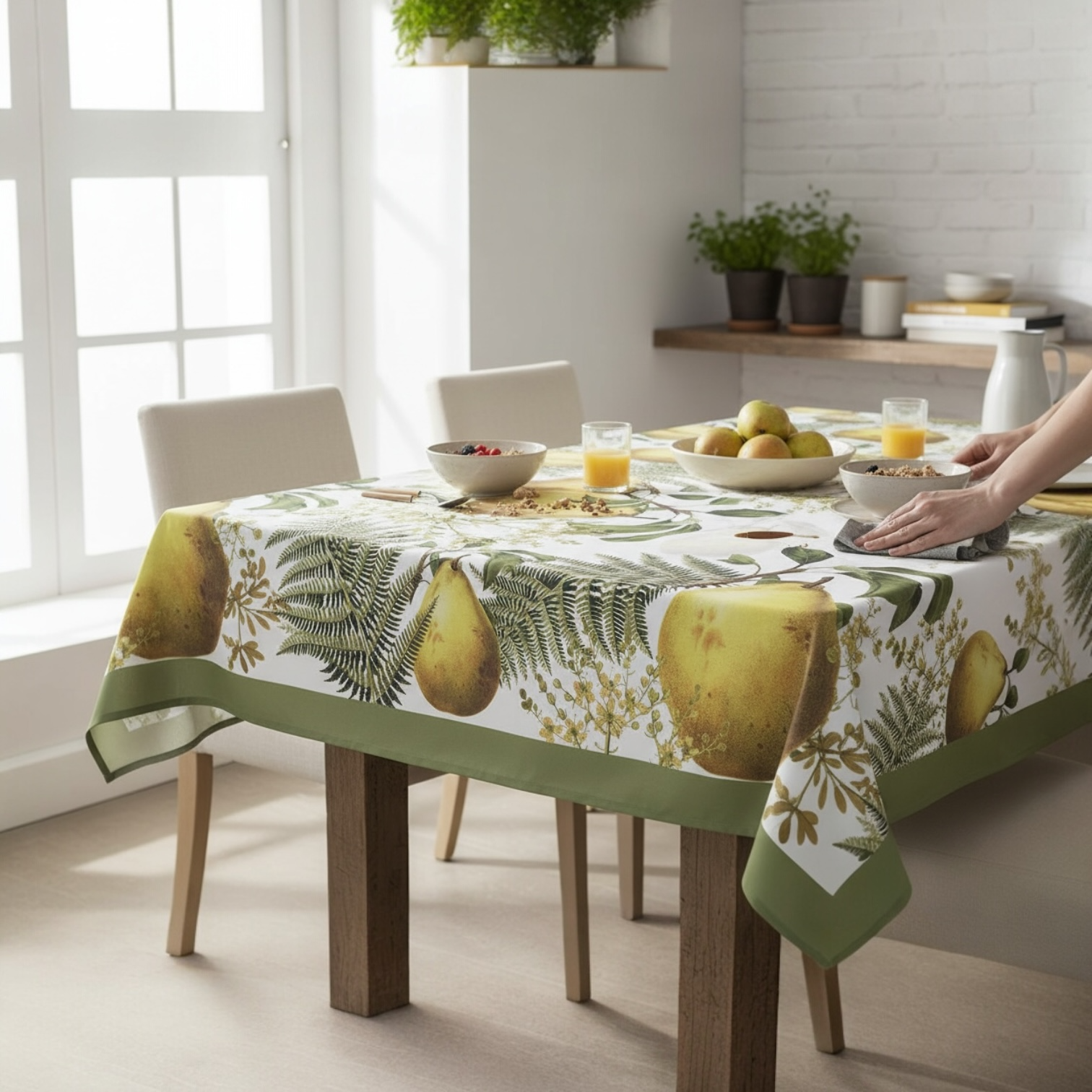 Tovaglia "Frutti d'autunno" 150x180cm