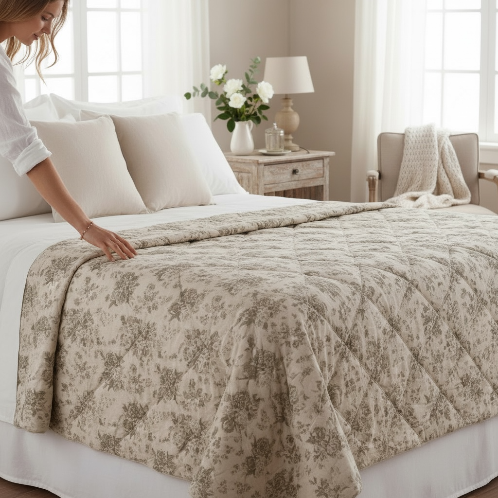 Fondo letto "Natural Rose"