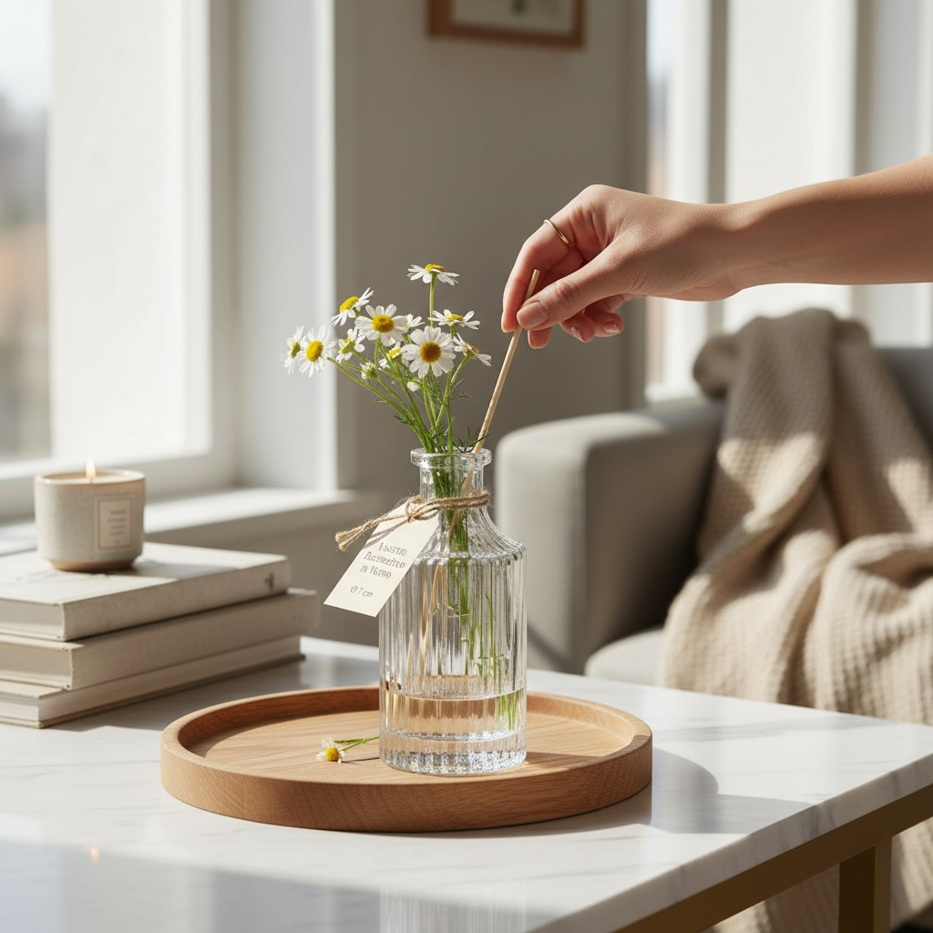 Vaso bottiglia righe