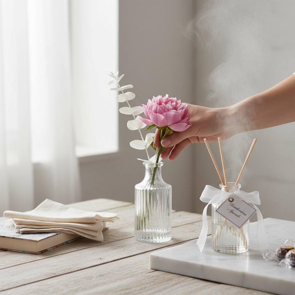 Vaso bottiglia righe