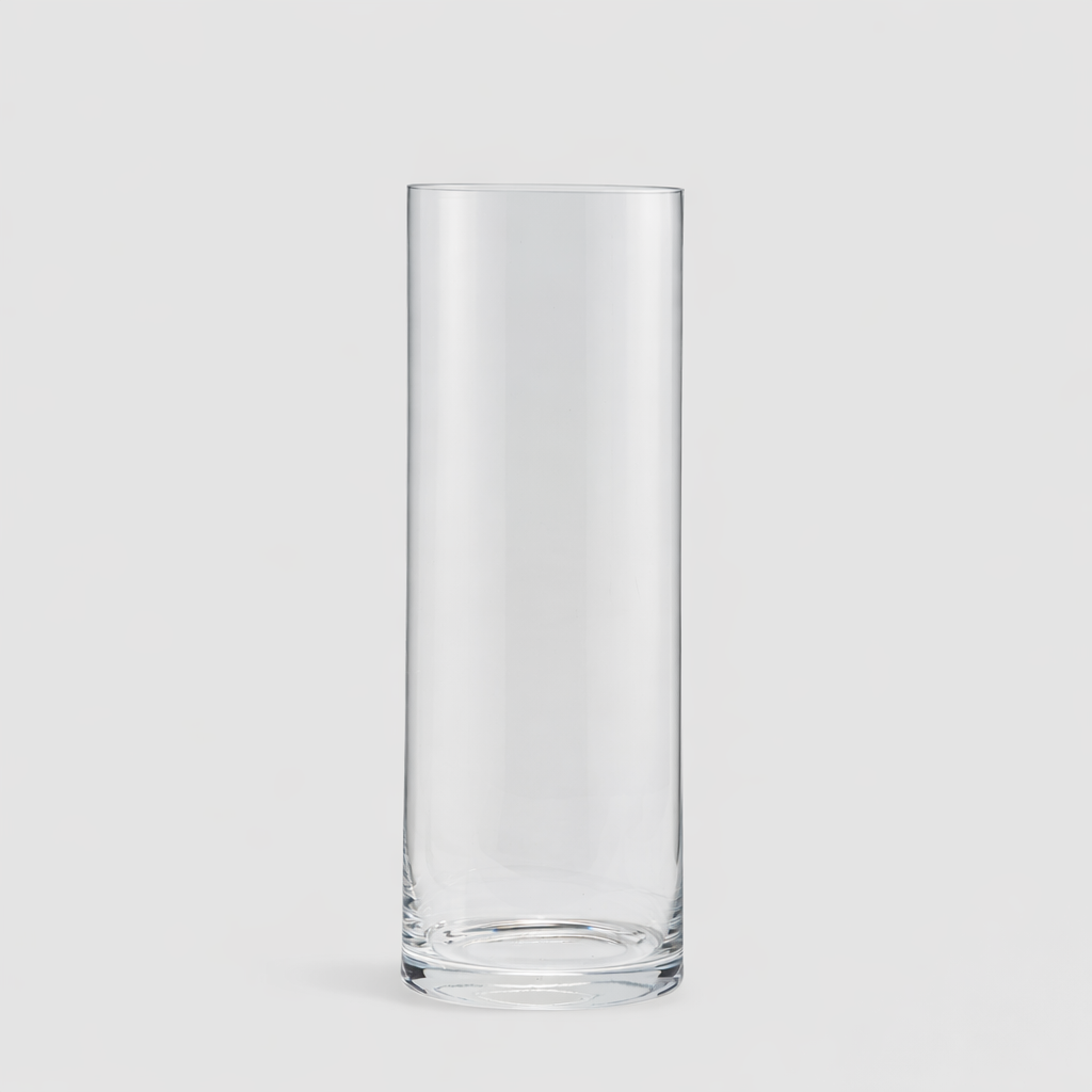 Vaso cilindrico in vetro h.50cm Vaso vetro