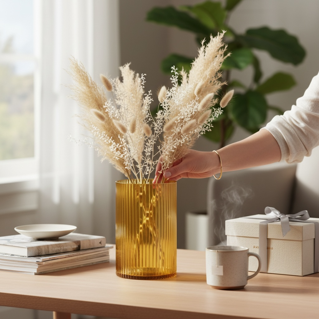 Vaso “Bright” h.22 Vaso vetro