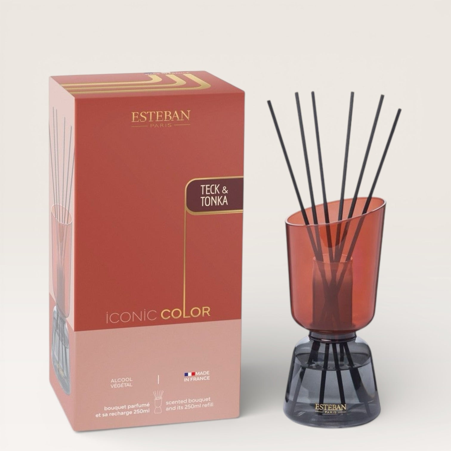 Bouquet profumato ricaricabile ’Iconic Color’ 250ml Teck & tonka Diffusore ambiente