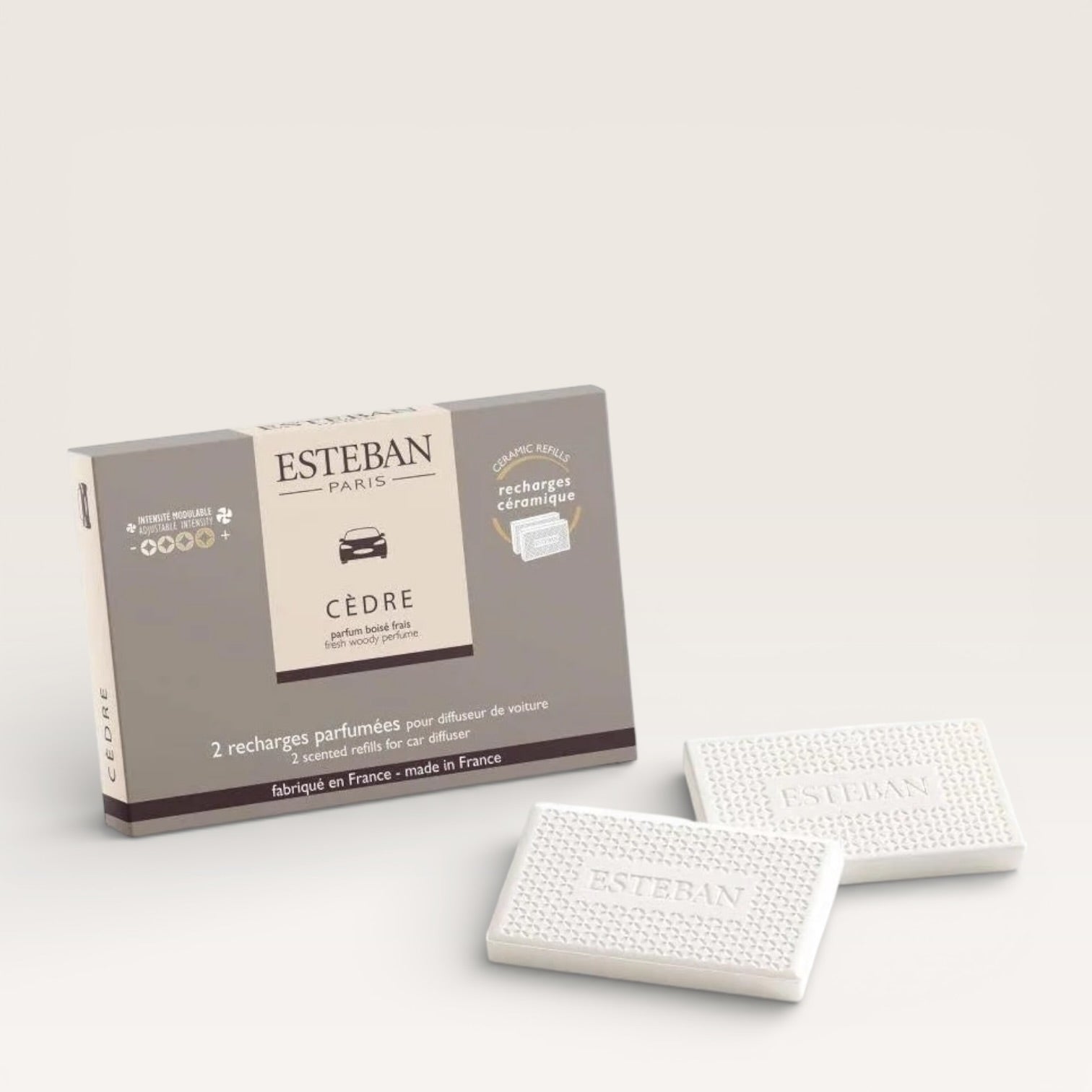 Set 2 ricariche auto Cèdre