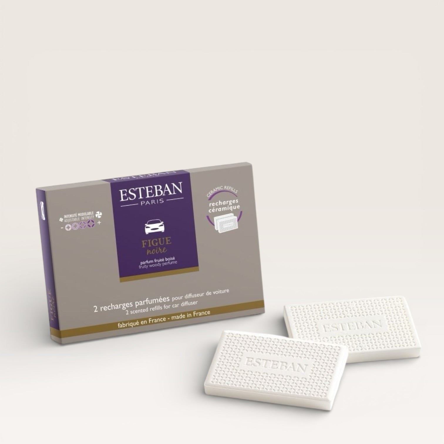 Set 2 ricariche auto Figue Noire