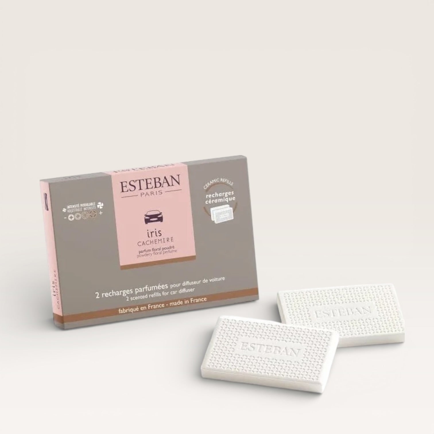 Set 2 ricariche auto Iris Cachemire
