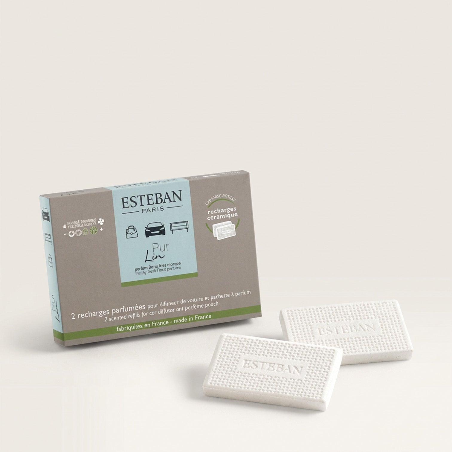 Set 2 ricariche auto Pur Lin