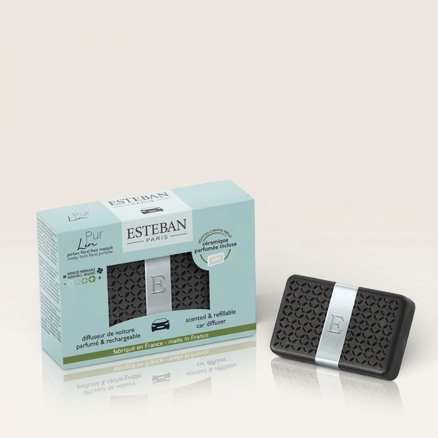 Diffusore auto ricaricabile Pur lin