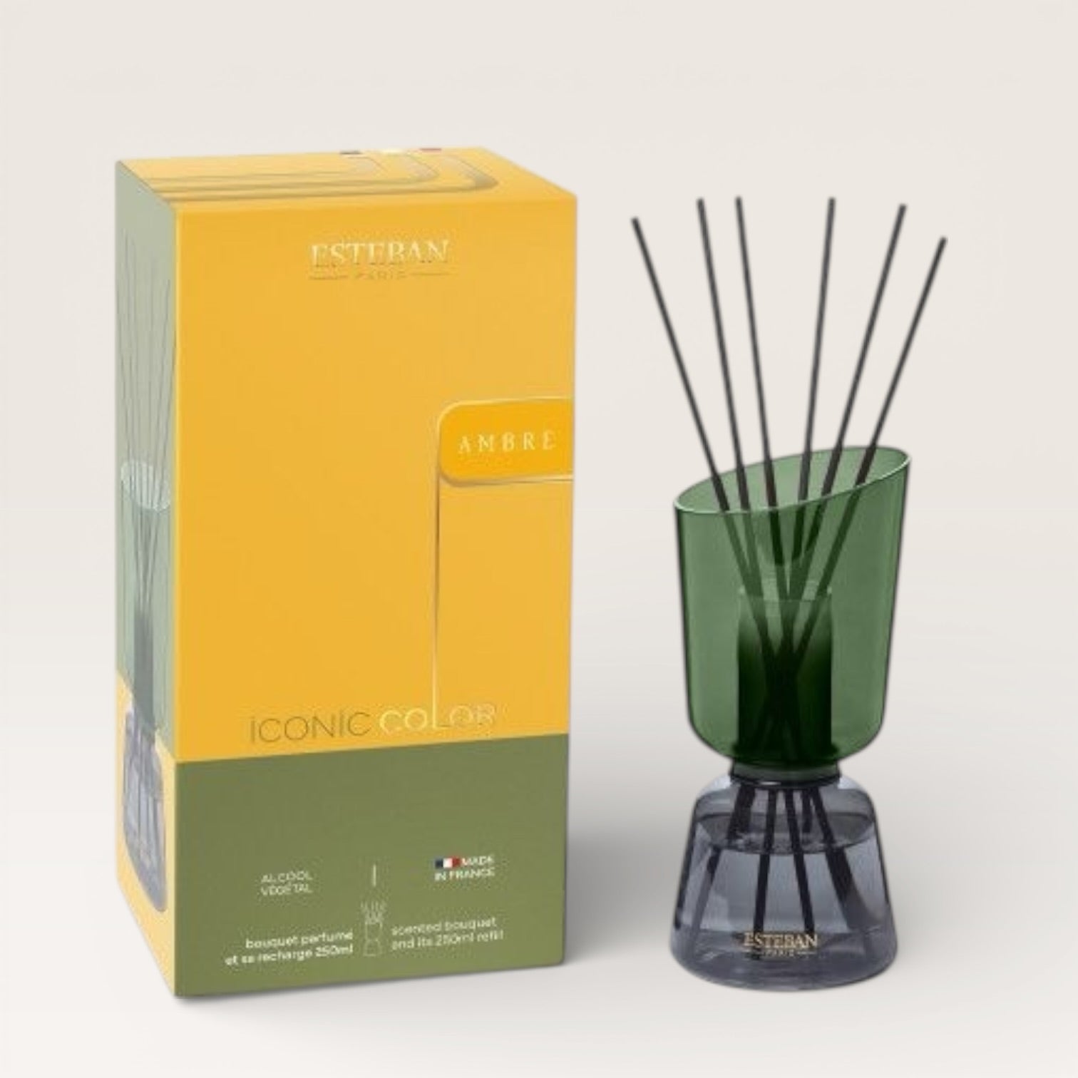Bouquet profumato ricaricabile ’Iconic Color’ 250ml Ambre Diffusore ambiente