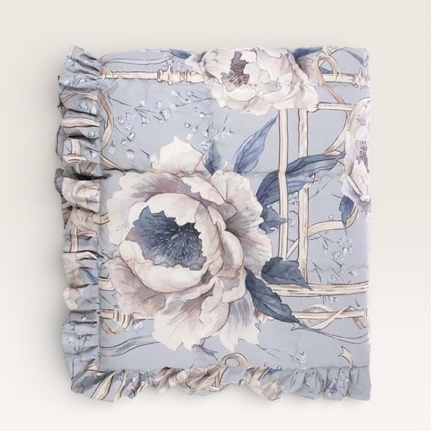 Trapunta matrimoniale collezione "Peonies"
