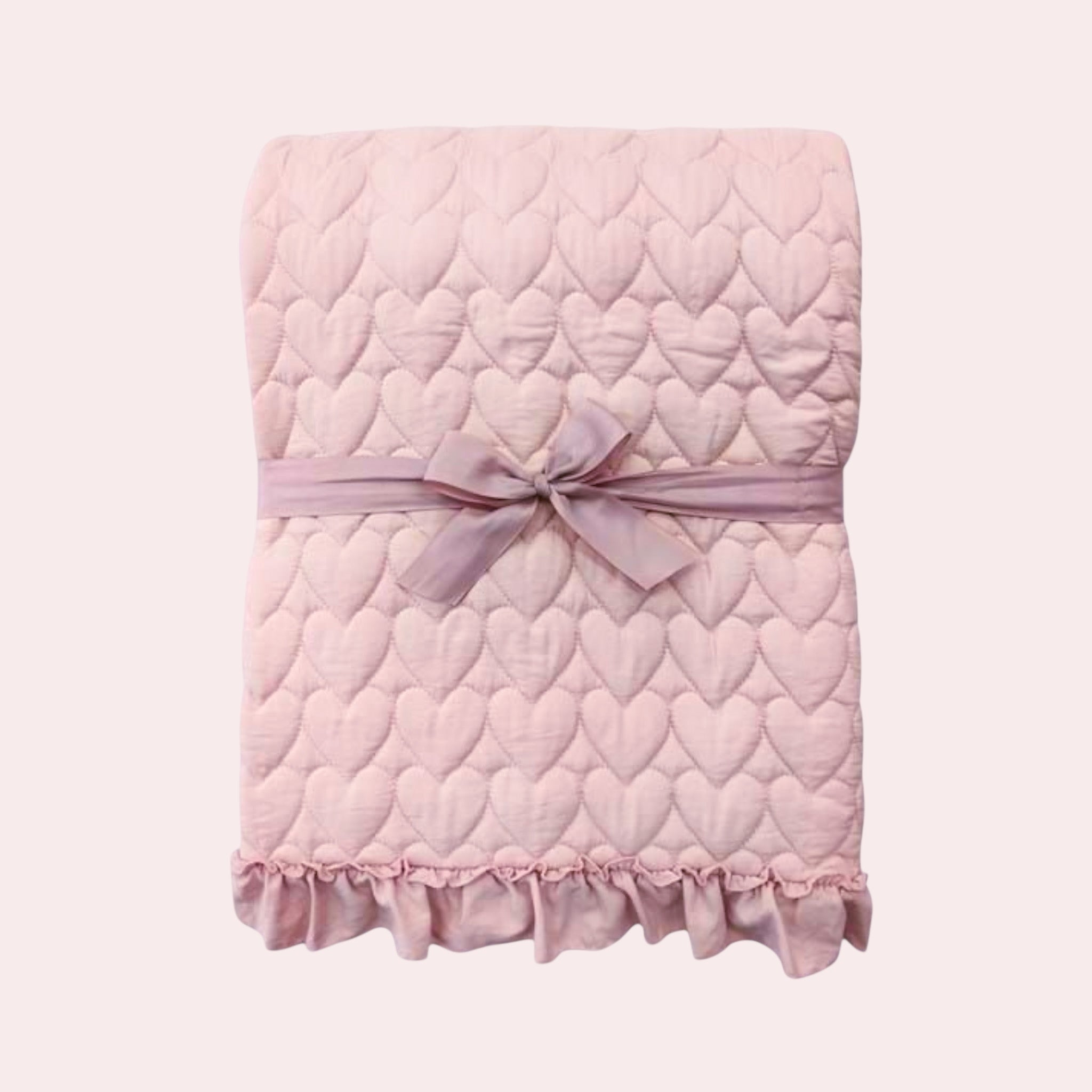 Trapunta 2 piazze collezione "Cuore di Zucchero"