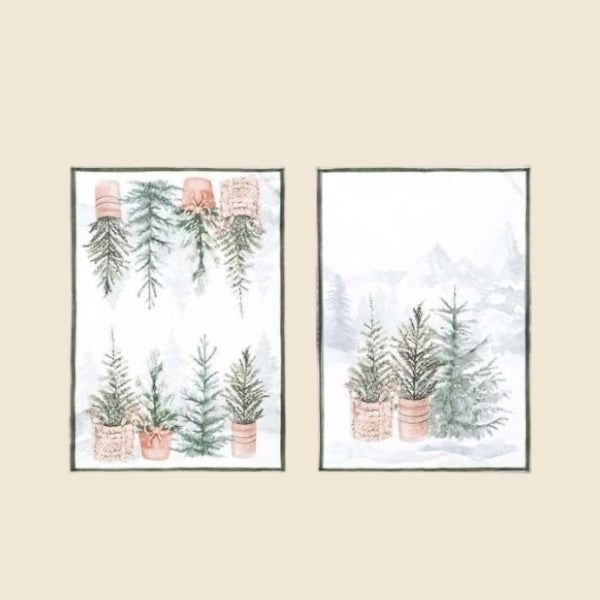 Set 2 canovacci “Winter Wonderland”