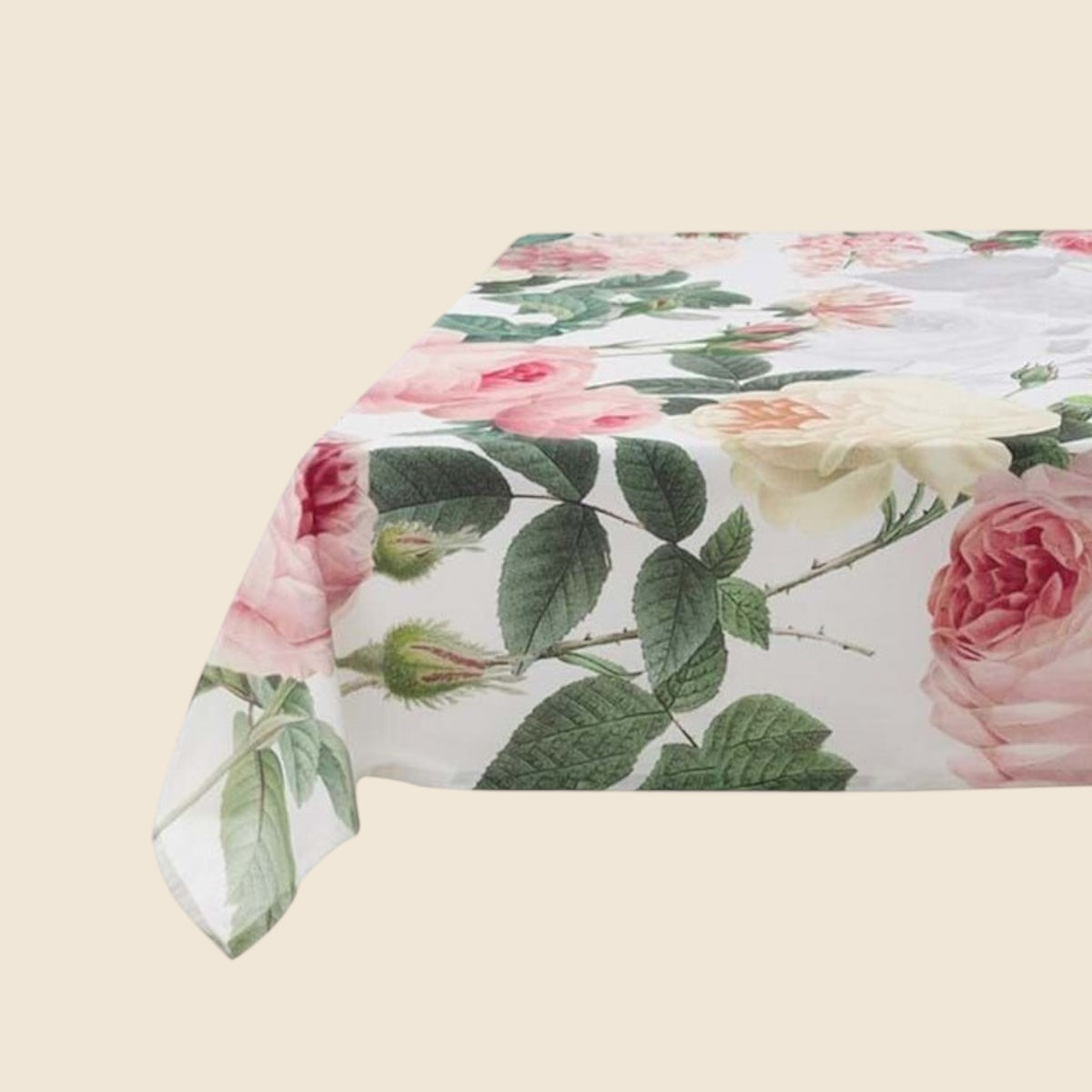 Tovaglia cerata "Rose del Borgo" 140x210cm