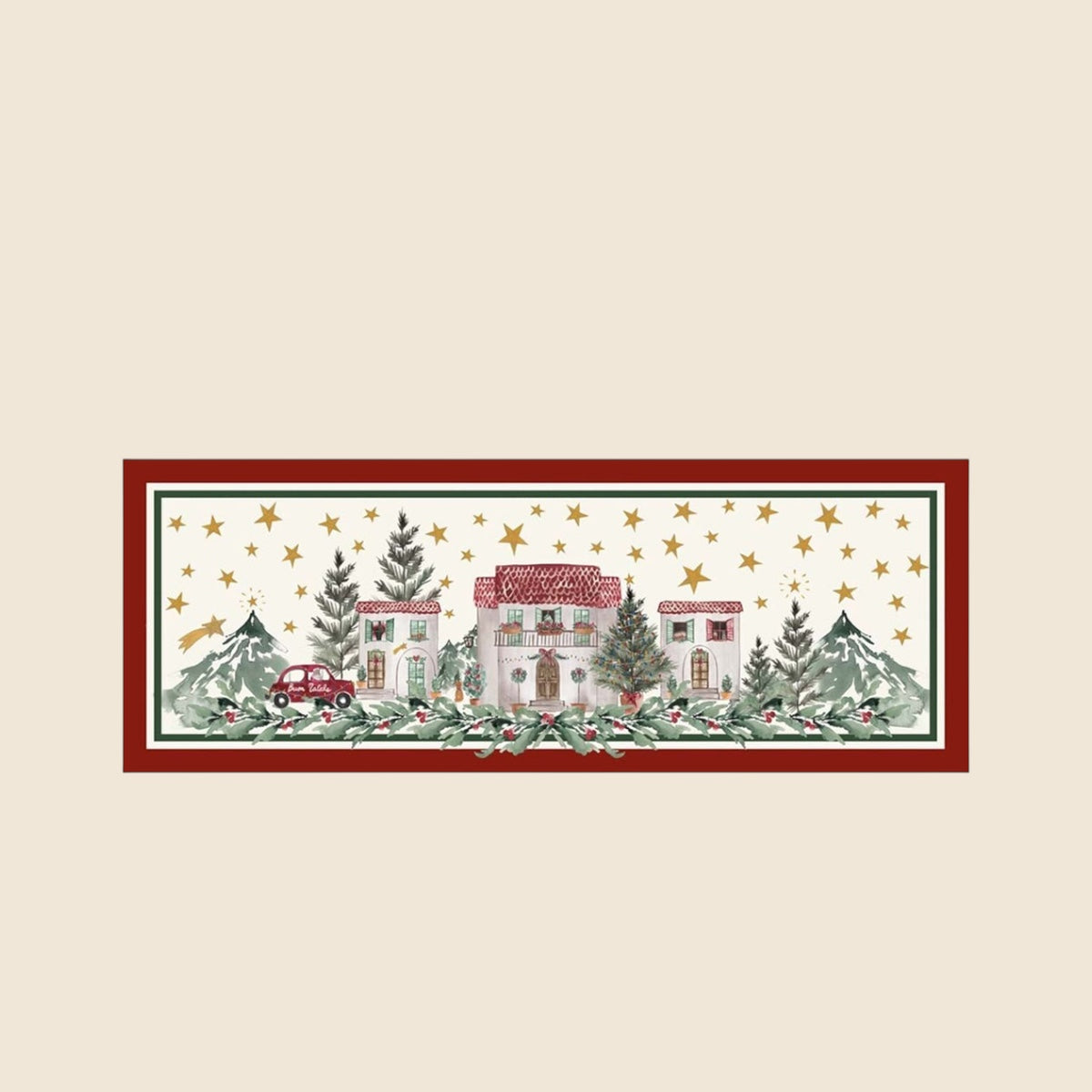 Tappeto in vinile "Un Natale Italiano" - LB HOME