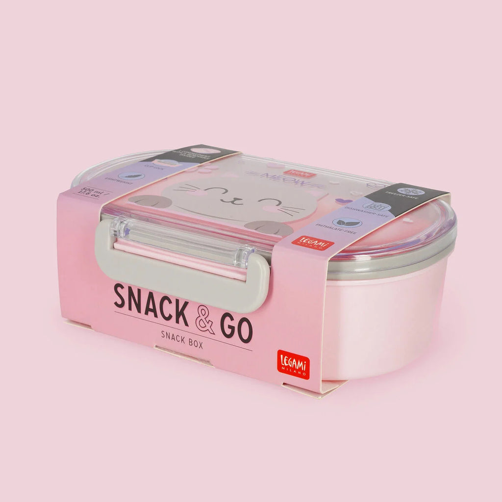Contenitore Porta Merenda Legami Snack & Go - Kitty
