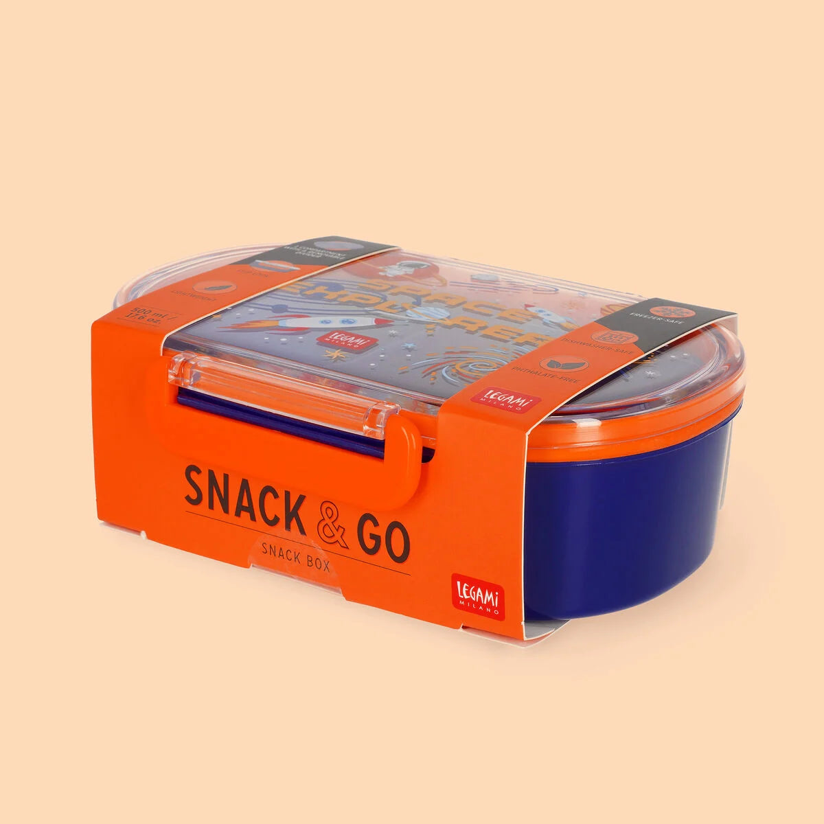 Contenitore Porta Merenda Legami Snack & Go - Space