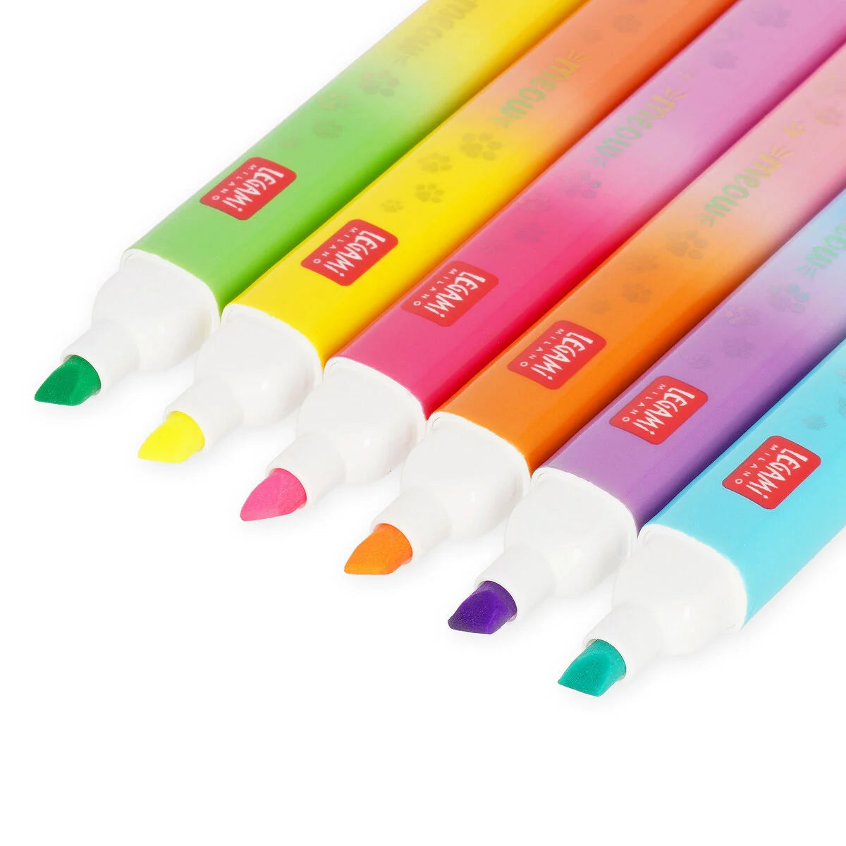 Set di 6 Evidenziatori Doppia Punta Kitty - Legami Meow