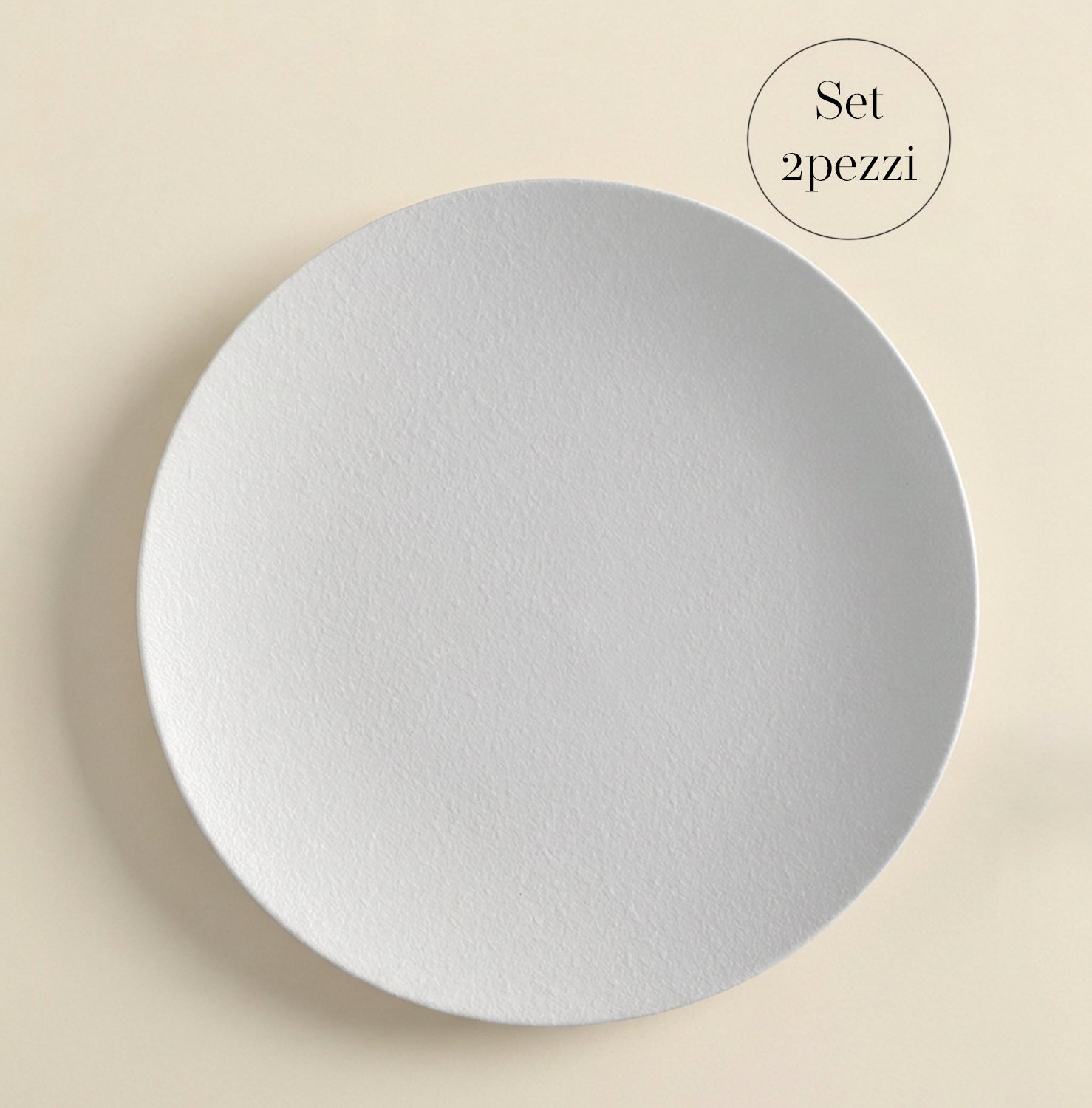 Set 2 piatti piani Caviar