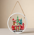 Quadro tondo Christmas Decoro Natale