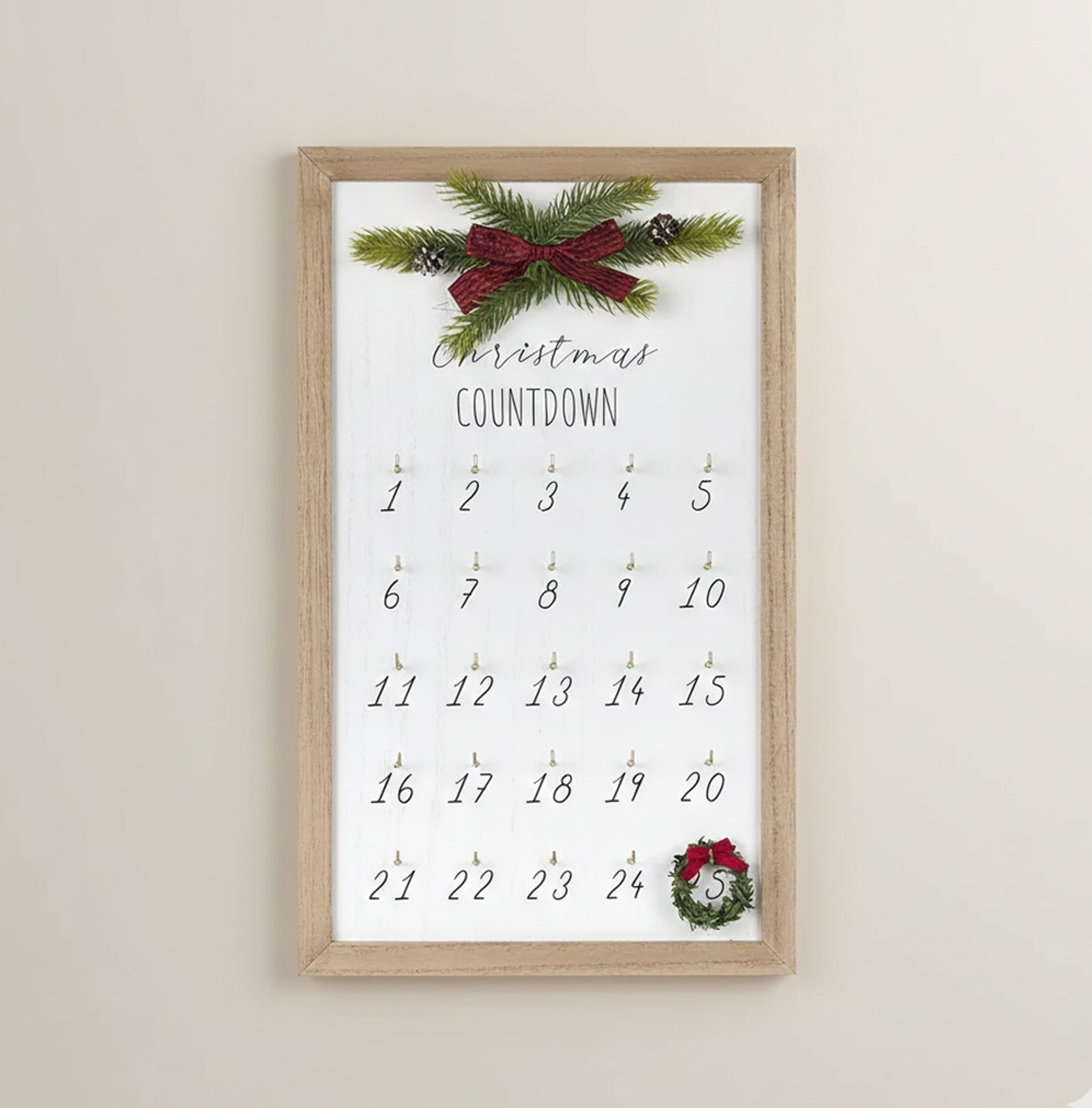 Calendario avvento Christmas Decoro Natale