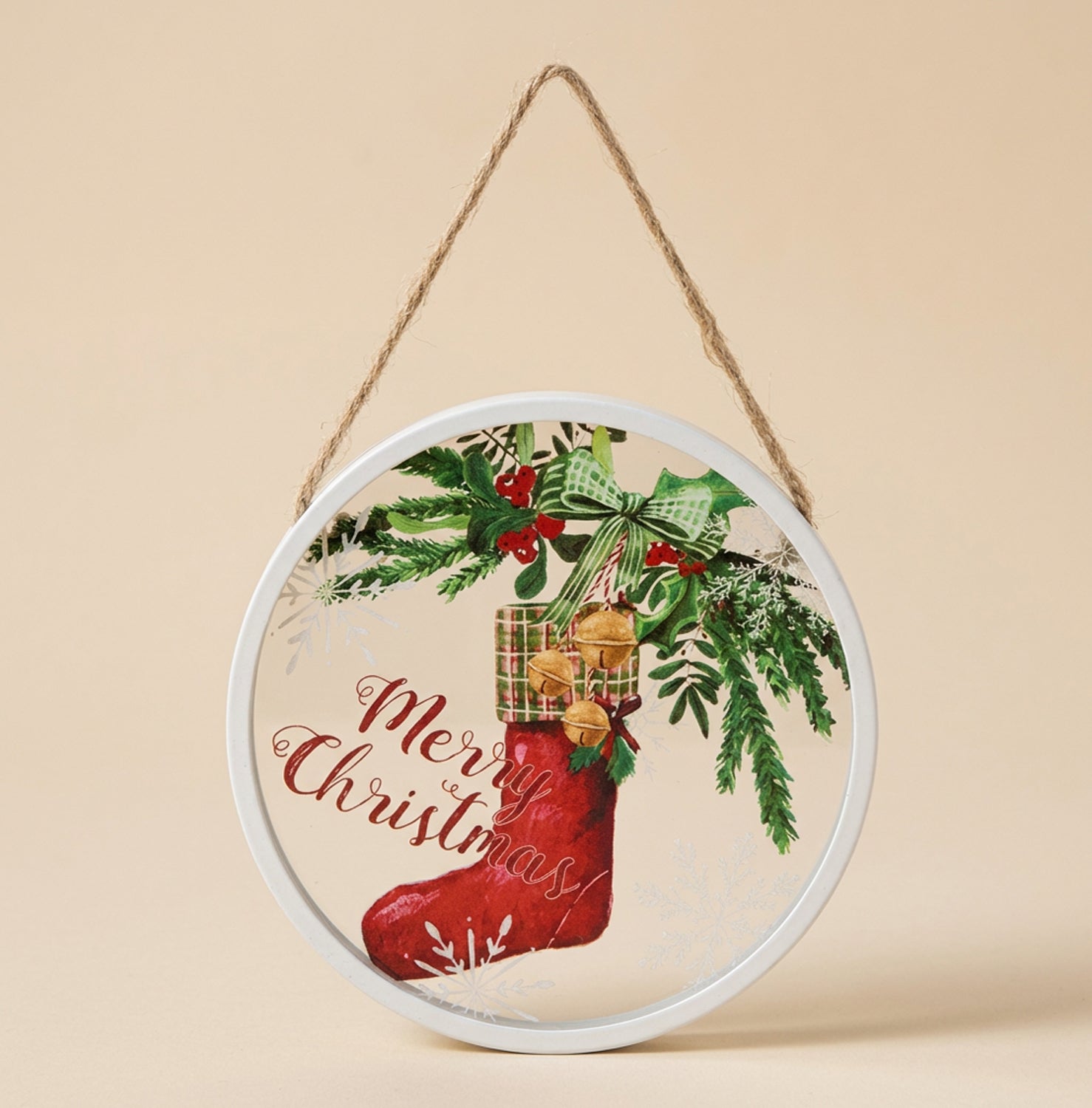 Quadro tondo Christmas Decoro Natale