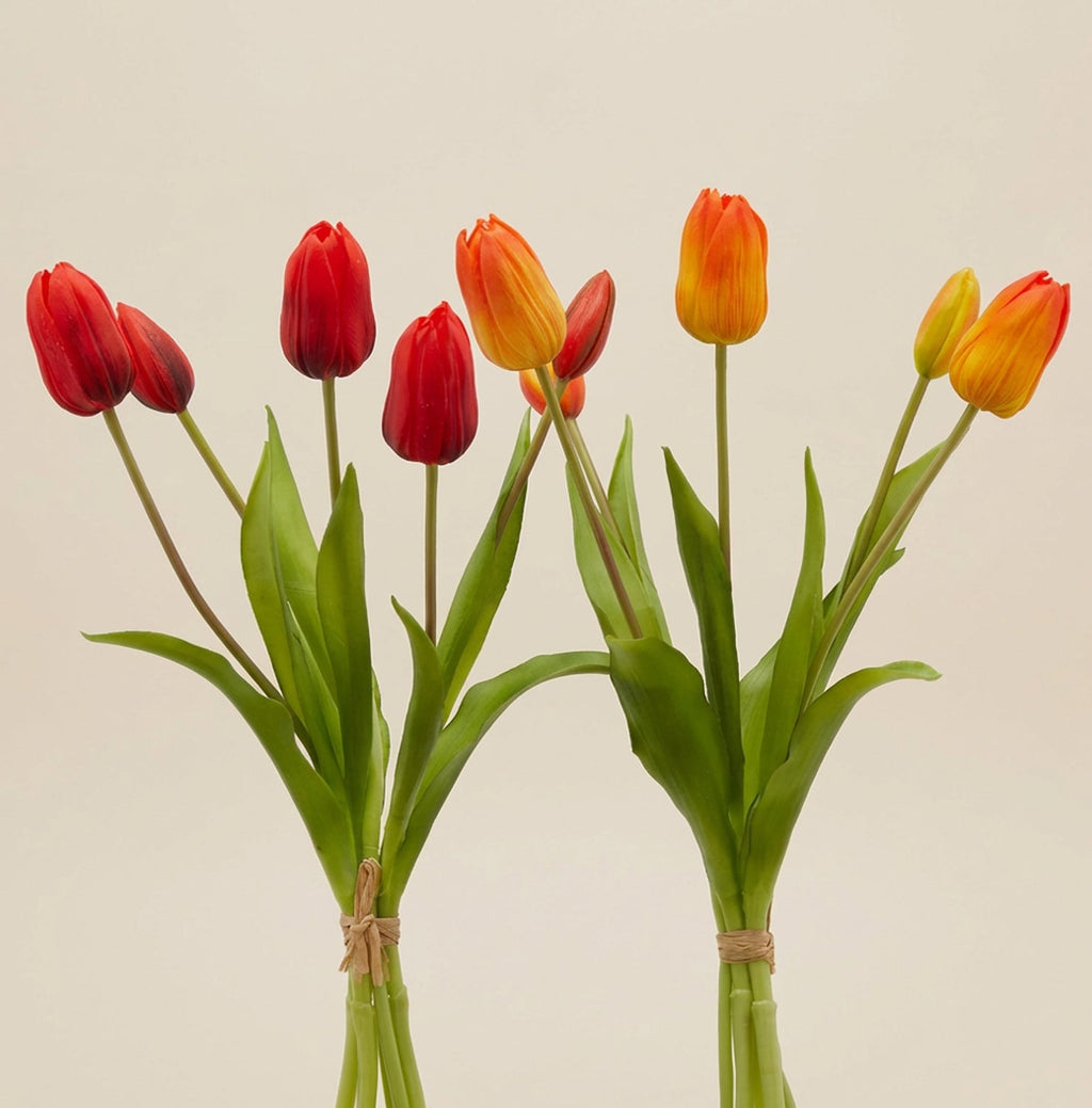 Mazzo tulipani real touch h.40 Piante e fiori artificiali