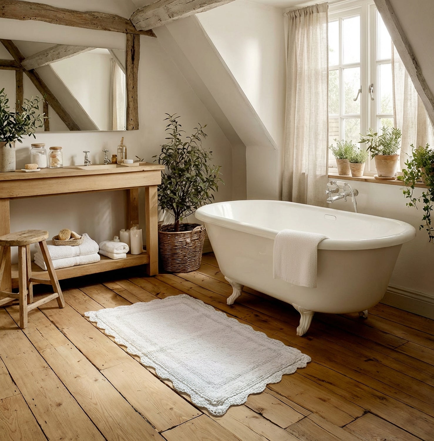 Tappeto "Bagno Chiaro" 50x80cm