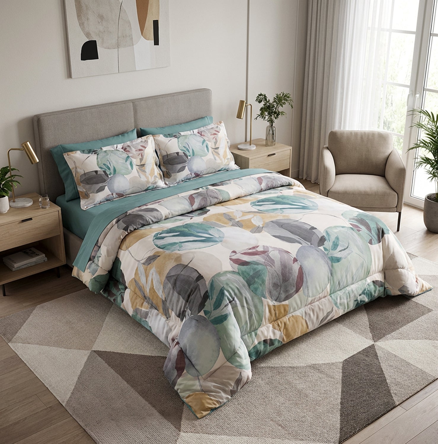 Completo copripiumino Radici Kitami