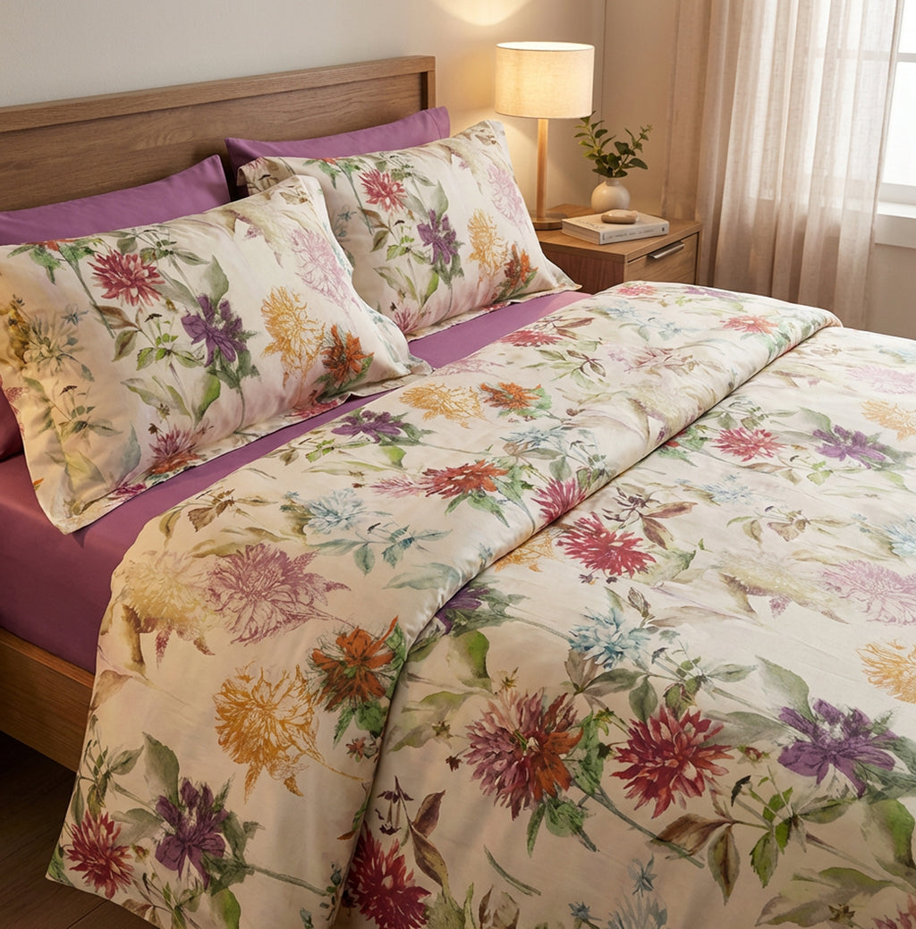 Parure copripiumino matrimoniale "Destiny blush"