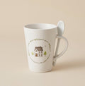 Tazza casette con cucchiaino Tazza