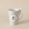 Tazza casette con cucchiaino Tazza