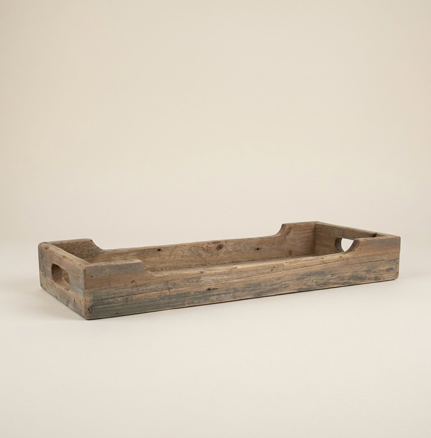 Vassoio in legno di recupero 52cm Vassoio
