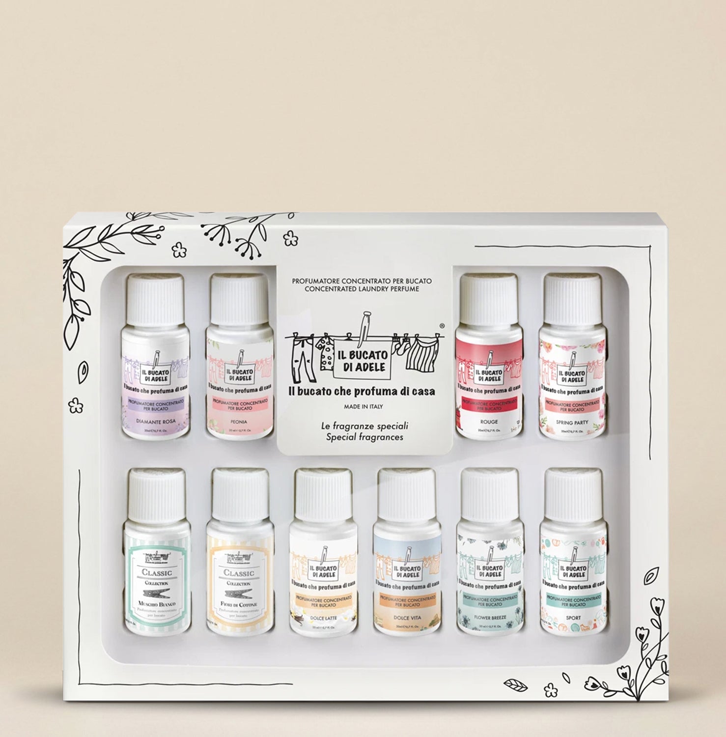 Il bucato di Adele cofanetto 10 fragranze speciali 20ml NEW 2026