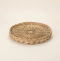 Vassoio vimini 43cm Vassoio decorativo