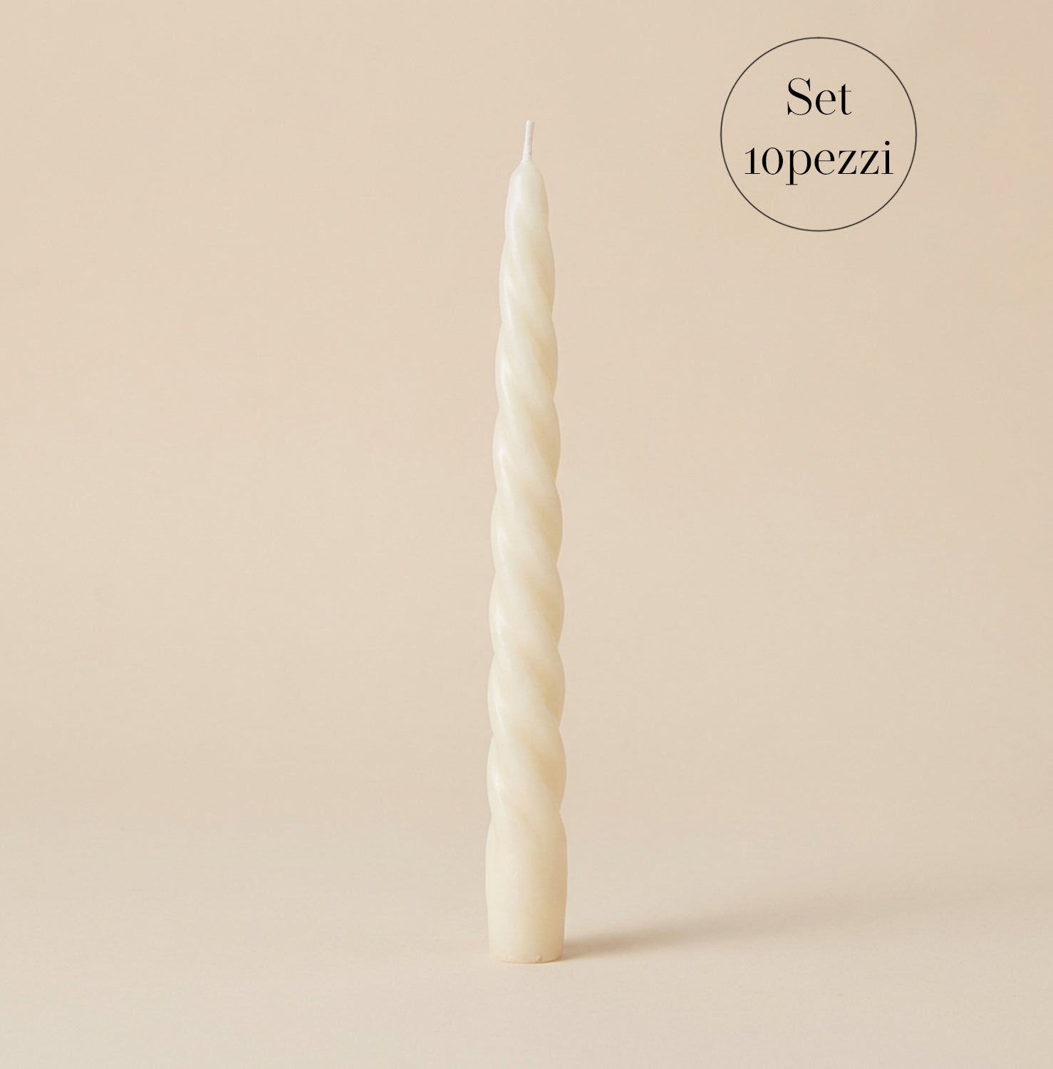 Set 10 candele stelo Twist