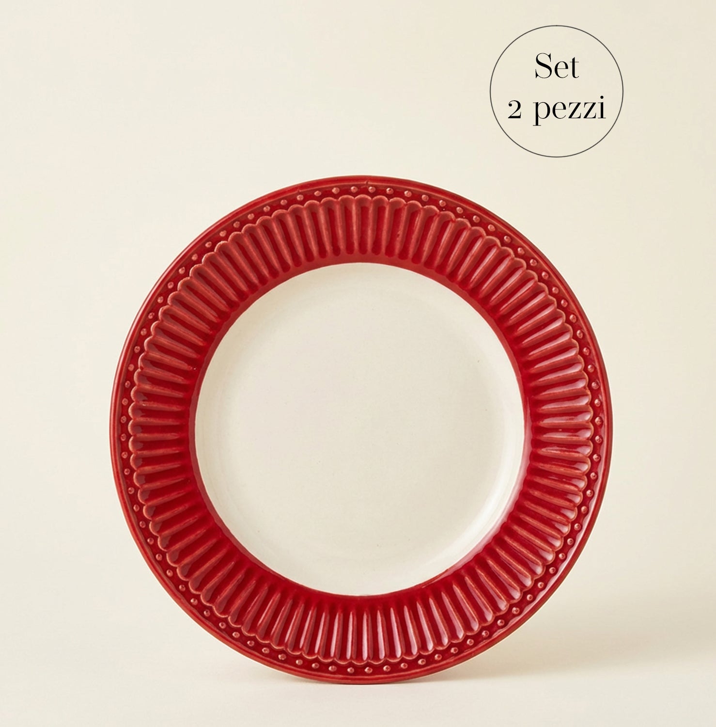 Set 2 piatti dessert Alice