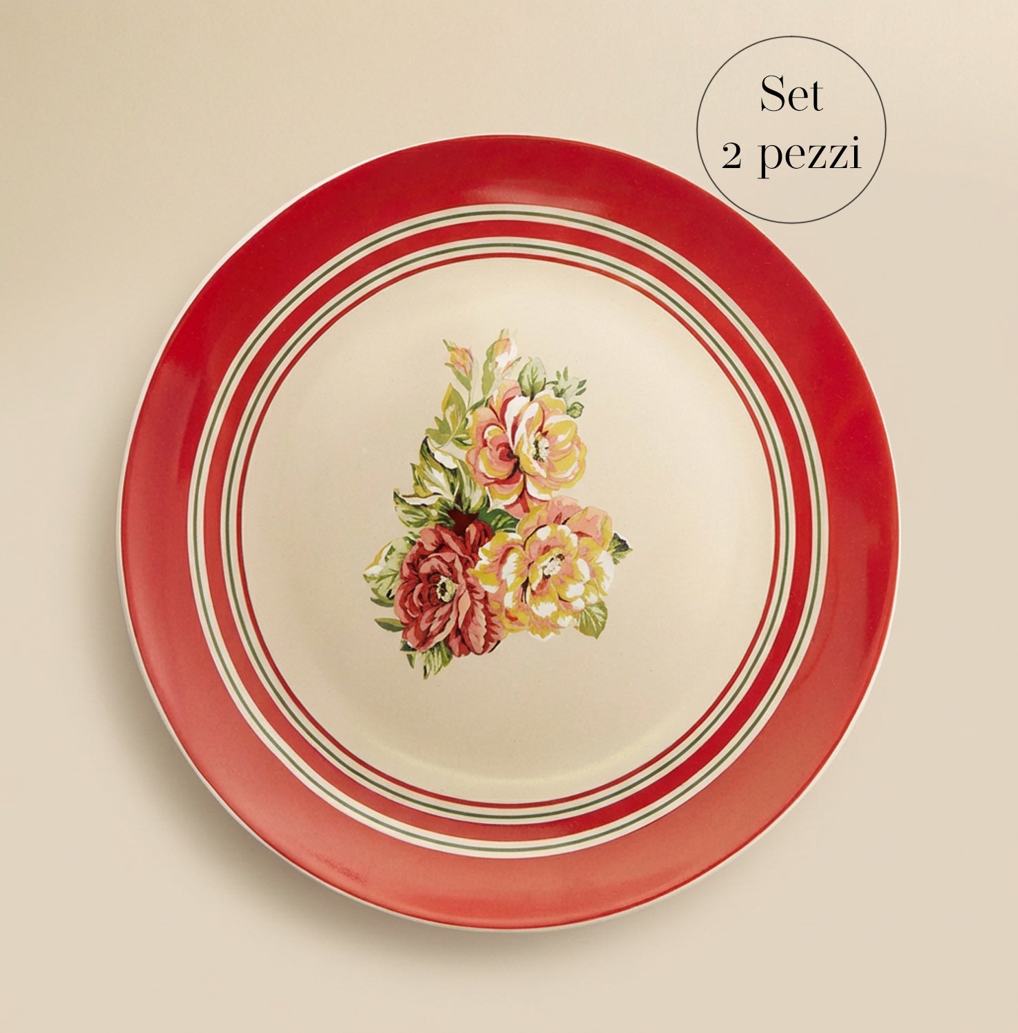 Set 2 piatti dessert Emily