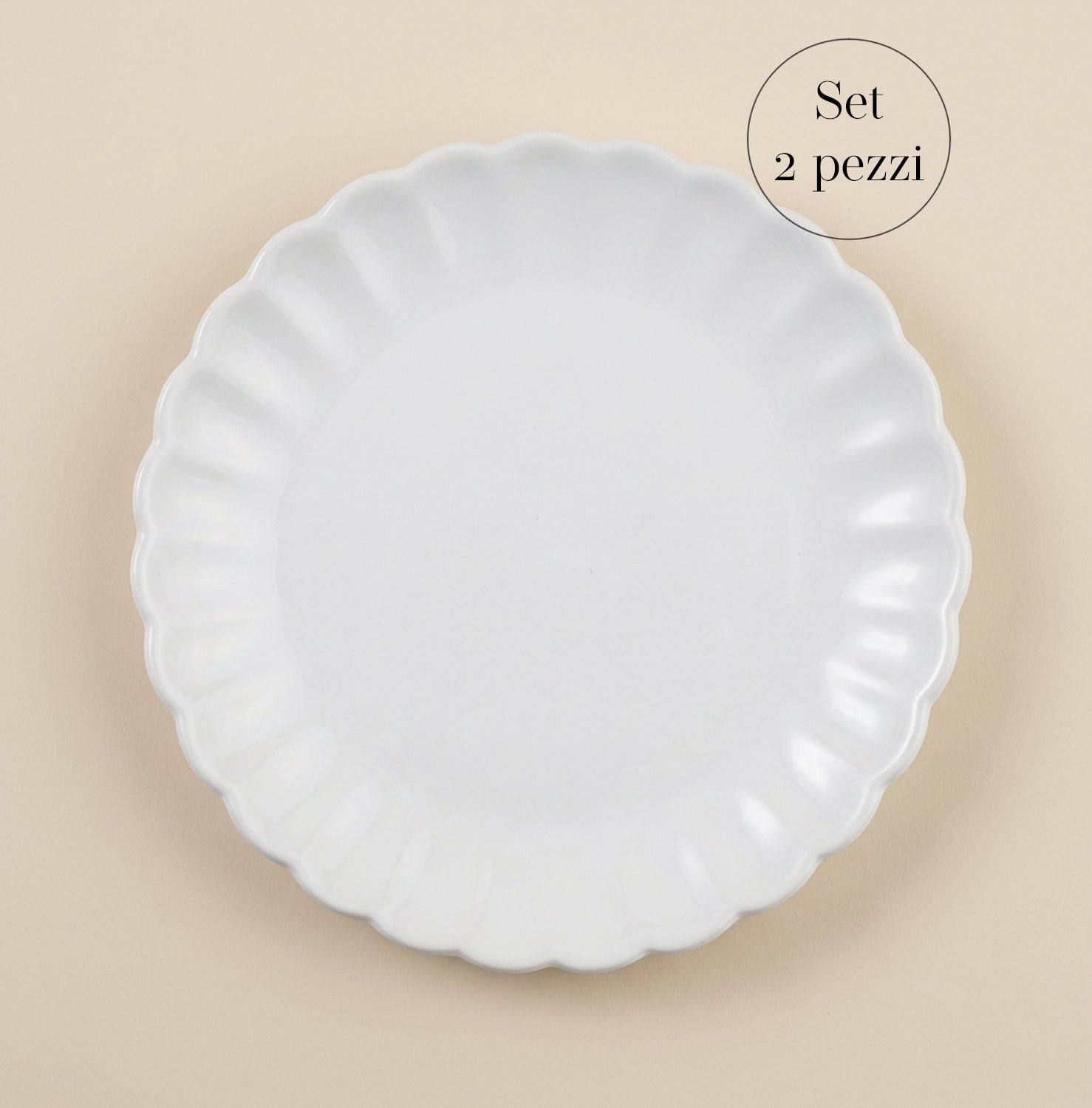 Set 2 piatti piani Mynte