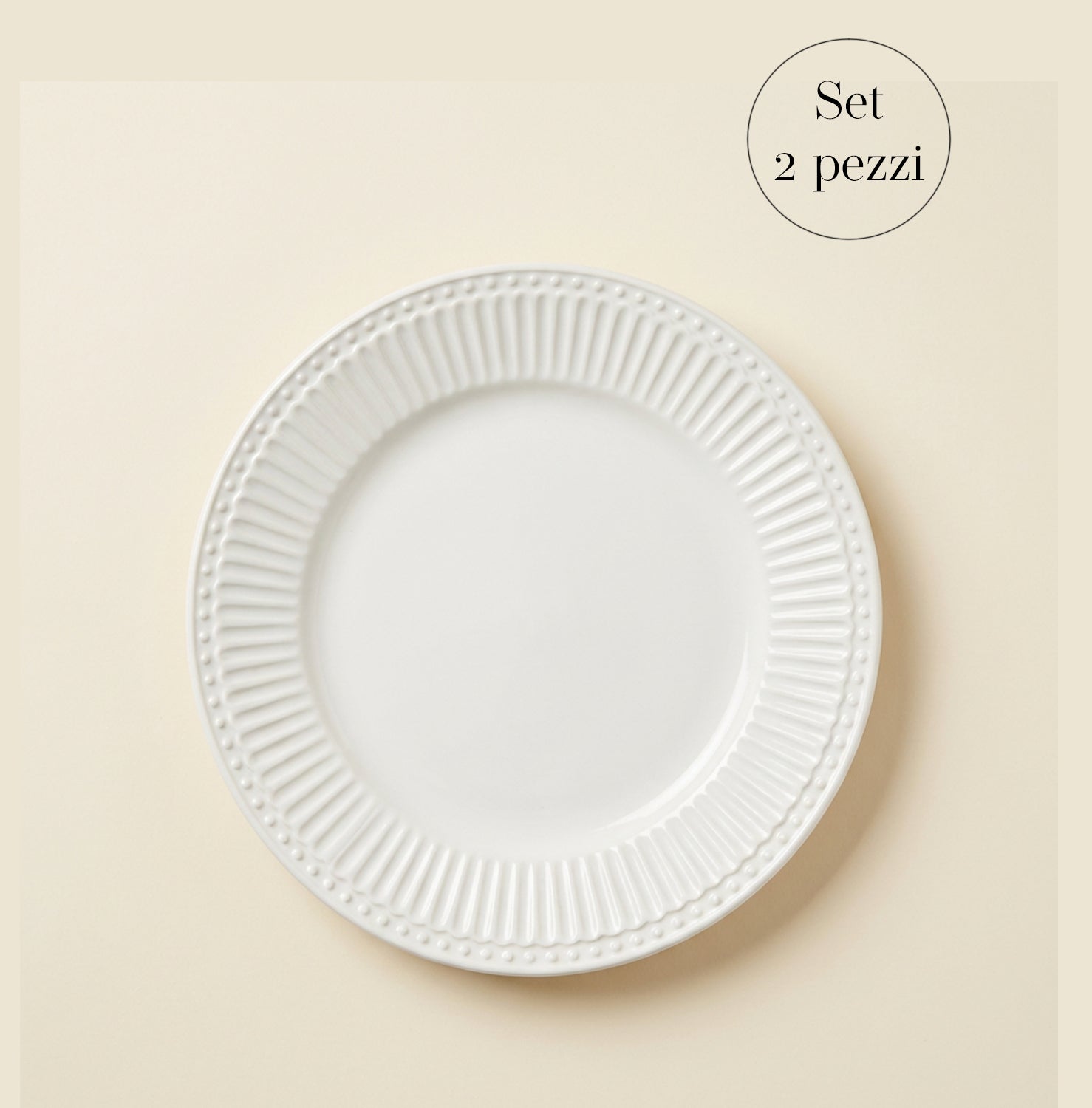 Set 2 piatti dessert Alice