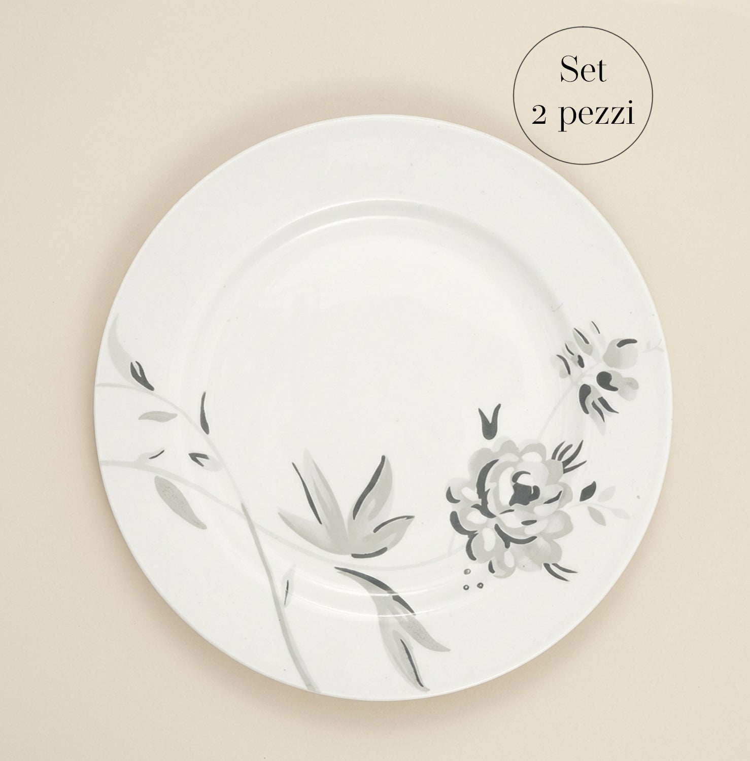 Set 2 piatti piani Aslaug