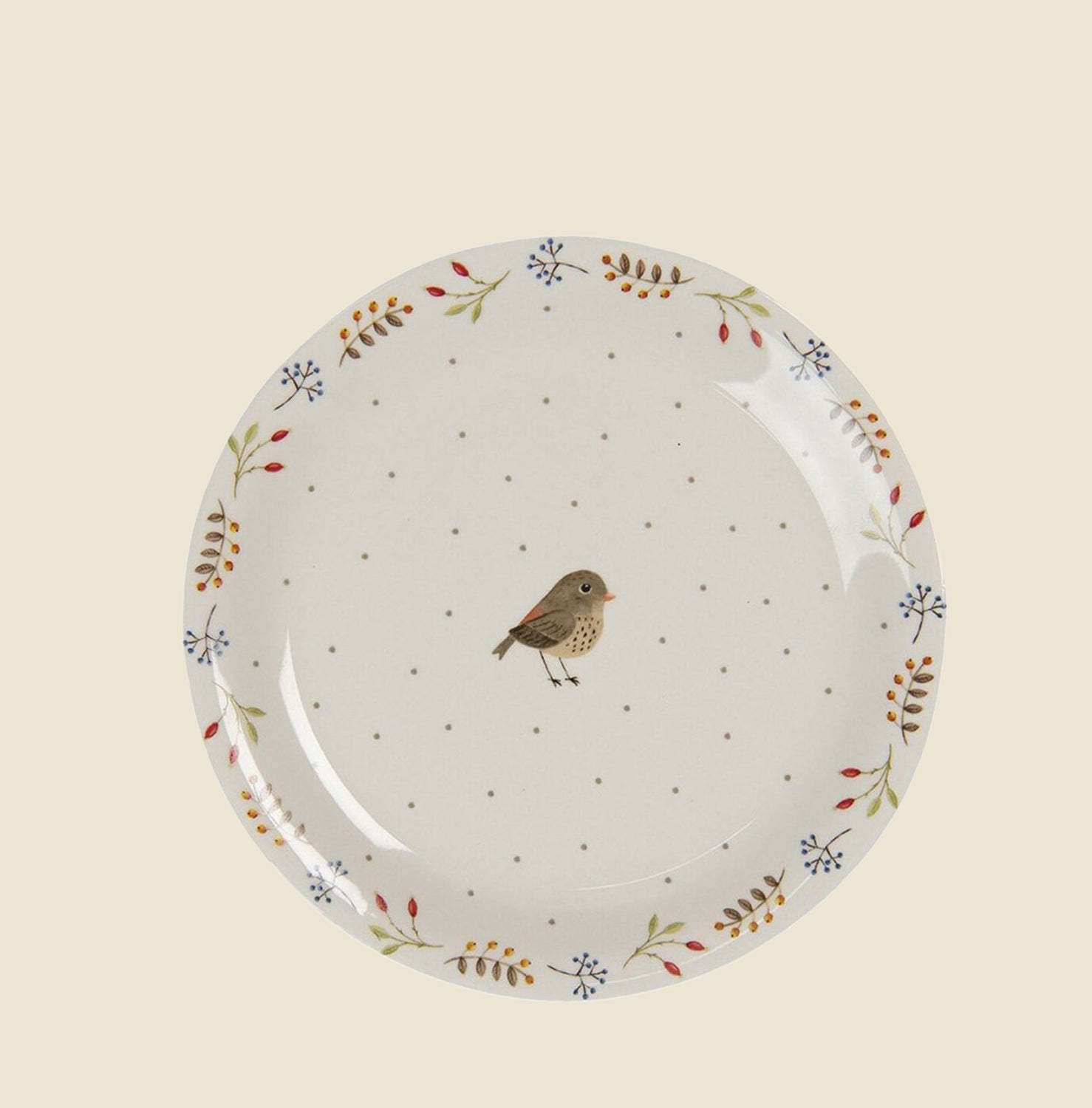 Piatto dessert uccellini