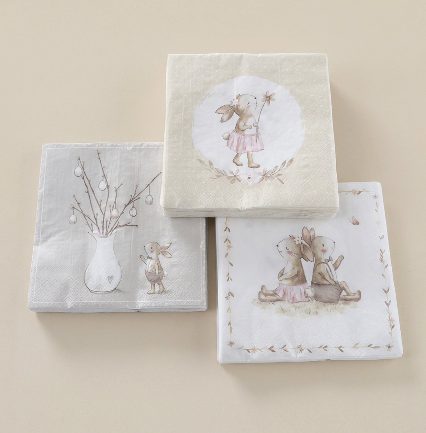 Tovaglioli coniglietti carta Cute